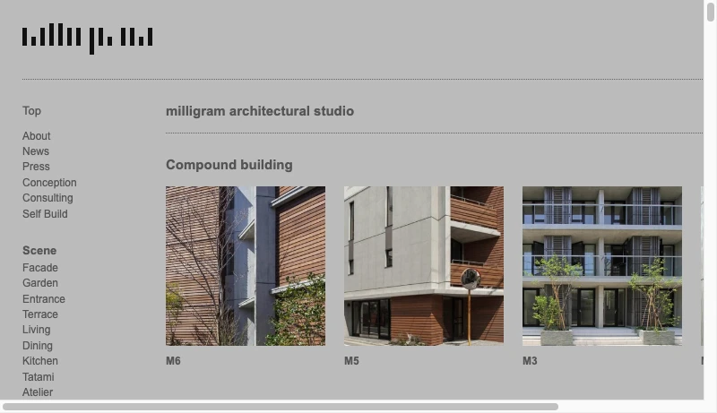 内海智行 - milligram architectural studio