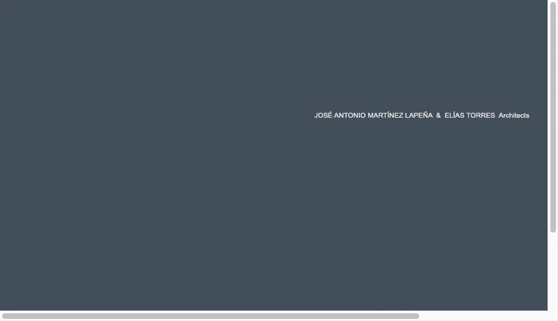 エリアス・トーレス・トゥール - JOSÉ ANTONIO MARTÍNEZ LAPEÑA & ELÍAS TORRES Architects