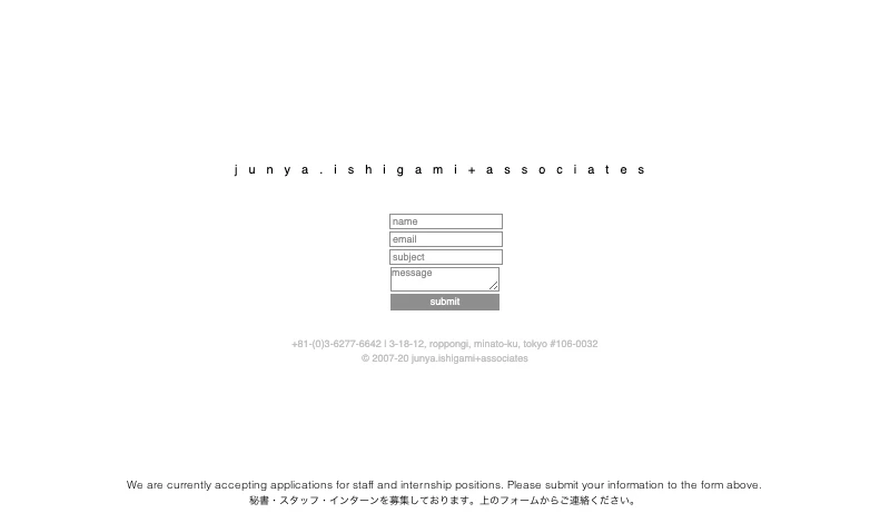 石上純也建築設計事務所 - junya.ishigami+associates