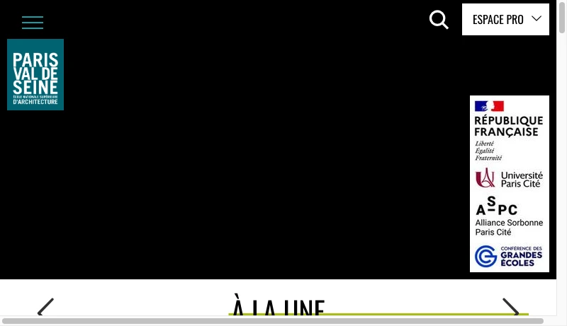 ENSA PARIS VAL DE SEINE - École Nationale d’Architecture Paris Val de Seine | ENSAPVS