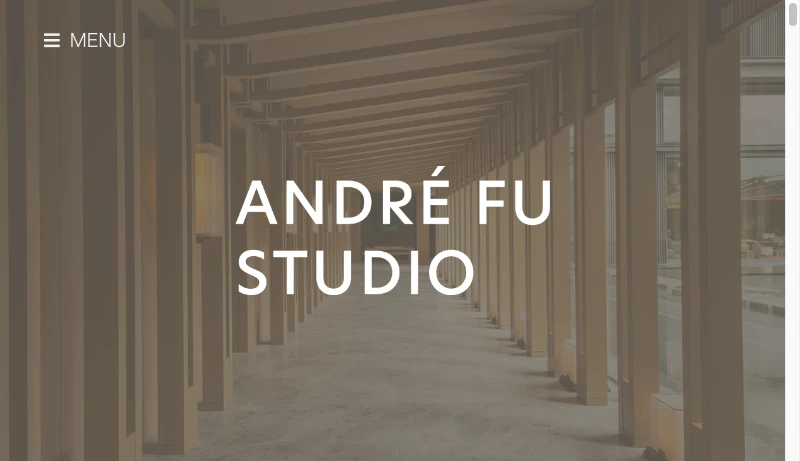 ANDRÉ FU STUDIO - Andre Fu Studio - an award-winning design practice that focuses on high-end hospitality interiors that bridges cultural nuances.